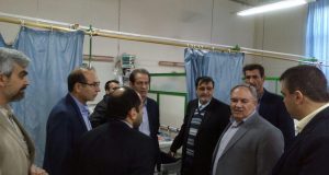 بازدید از بیمارستان ساعی دکتر شتابی معاون درمان دانشگاه علوم پزشکی سید محمد جواد ابطحی