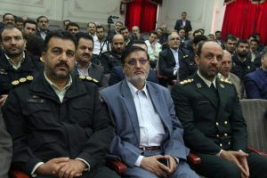 آیین تودیع ومعارفه فرمانده نیروی انتظامی شهرستان خمینی شهر.
